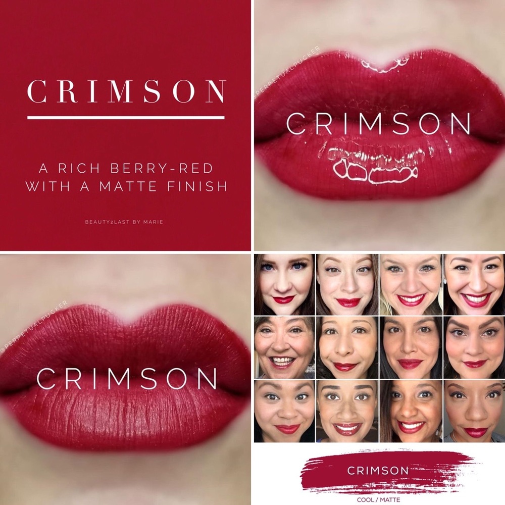 LipSense Crimson Full Size UFS Limited Edition